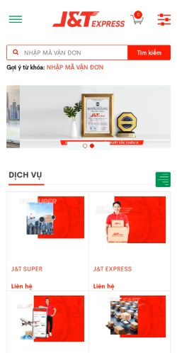 Screenshot 03/11/2024 giaohangjtexpress.com