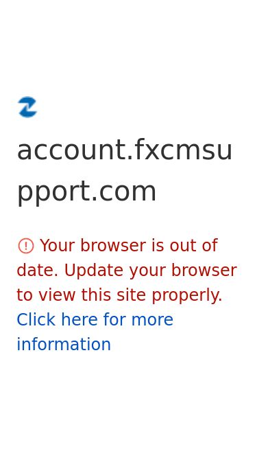 Screenshot 06/02/2025 account.fxcmsupport.com