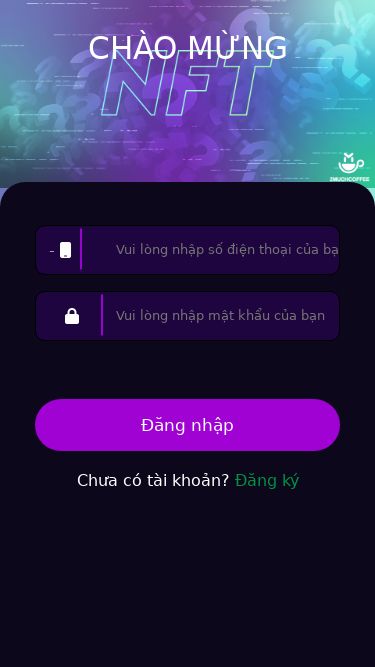 Screenshot 01/06/2025 nftvip.pro User-Login CHÀO MỪNG - Đăng nhập Chưa có tài khoản? Đăng ký