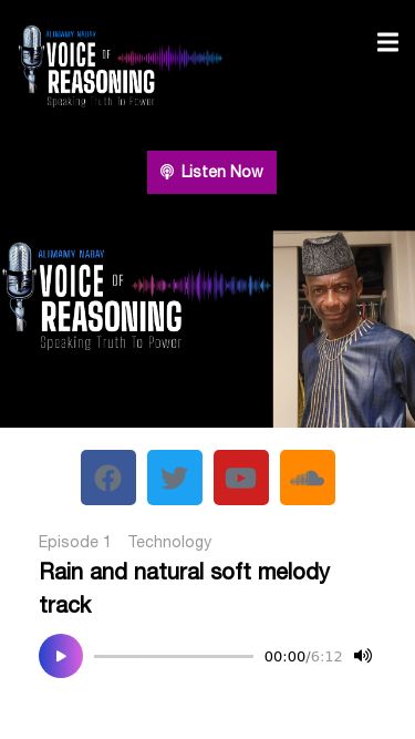 Screenshot 22/01/2025 voiceofreasoning.com