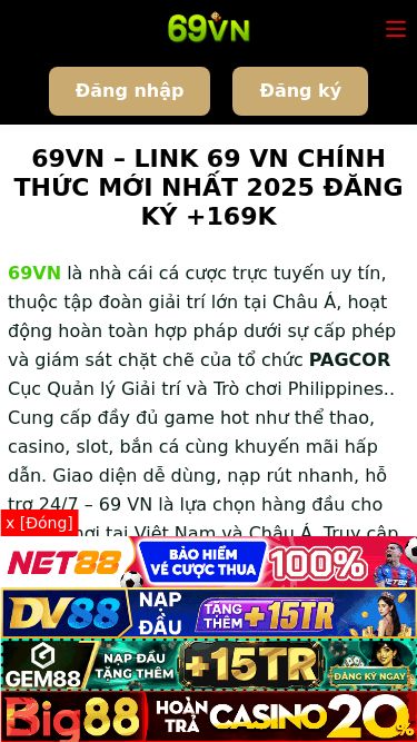 Screenshot 17/09/2025 69vnxn.com 69VN Link Vào Nhà Cái 69 VN Chính Thức 2025 Tặng 69K Chuyển đến phần nội dung 69VN Liên hệ 69VN Câu hỏi thường gặp Điều khoản sử dụng Thể thao Casino Xổ số Hướng dẫn đăng ký 69vn Khuyến mãi 69vn Nạp tiền 69vn rút tiền tải app 69vn Đăng nhập Đăng ký 69VN Liên hệ 69VN Câu hỏi thường gặp Điều khoản sử dụng Thể thao Casino Xổ số Hướng dẫn đăng ký 69vn Khuyến mãi 69vn Nạp tiền 69vn rút tiền tải app