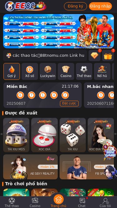 Screenshot 07/06/2025 6eva.88bt2uk.com Welcome to EE88 Nhà cái Thông báo thanh toán Chi tiết Mã giao dịch: Đội: Tiền cược: Thưởng: Tiền nạp đã xử lý thành công Số tiền: Tiền rút đã xử lý thành công Số tiền: Tiền rút đã xử lý thành công Số tiền: Xác nhận đã nhận tiền Lịch sử Đăng ký Đăng nhập Link tải App：88app7.com Trang web chính：gee88.com Link hướng dẫn các thao tác：88tnomu.com Link hướng dẫn nạp và rút USDT：ee88vip.com Các Link Đ