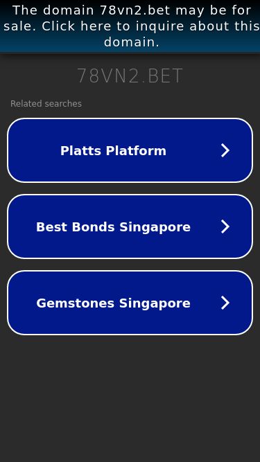Screenshot 17/08/2025 78vn2.bet 78vn2.bet The domain 78vn2.bet may be for sale. Click here to inquire about this domain. 78vn2.bet Copyright © 2025 | Privacy Policy | Legal