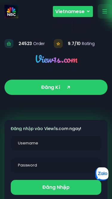 Screenshot 12/03/2025 view1s.com Đăng nhập Tất cả dịch vụ Liên hệ chúng tôi Vietnamese English Vietnamese Đăng Nhập Đăng Kí Vietnamese English Vietnamese 24523 Order 9.7/10 Rating View1s.com Đăng Kí Đăng nhập vào View1s.com ngay! Đăng Nhập Ghi Nhớ Đăng Nhập Quên mật khẩu? Bạn không có tài khoản ? Đăng Kí! Quảng bá nội dung của bạn với View1s.com ! Chúng tôi có hơn 1.000 dịch vụ giúp tăng cường và quảng bá nội dung của bạn từ nhiều Nền tảng tr