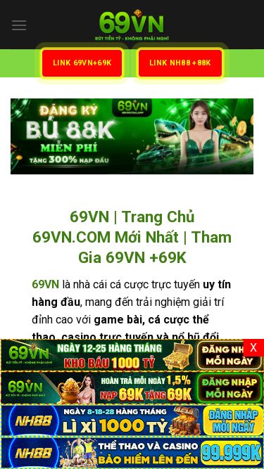 Screenshot 27/05/2025 abmauri.us.com 69VN | 69VN.COM Trang Chủ Chính Thức | Đăng Ký 69VN +69K X Bỏ qua nội dung LINK 69VN+69K LINK NH88 +88K Trang Chủ Đăng Ký 69VN Nạp Tiền 69VN Rút Tiền 69VN Tải App 69VN Liên Hệ 69VN Câu Hỏi Thường Gặp Casino Thể Thao Xổ Số Nổ Hũ Bắn cá Đá Gà Khuyến Mãi Giấy Phép LINK 69VN+69K LINK NH88 +88K 69VN | Trang Chủ 69VN.COM Mới Nhất | Tham Gia 69VN +69K 69VN là nhà cái cá cược trực tuyến uy tín hàng đầu, mang đến trải nghiệm giả