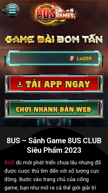 Screenshot 15/06/2025 inolachamber.com 8US - Cổng Game 8US Club Hàng Đầu Châu Á Trang Chủ Hướng Dẫn Bắn Cá Game 3D Thể Thao Xổ Số Tin tức Loi259 trúng 118.800.000₫ bediem1234 trúng 29.700.000₫ Oliver14081991 trúng 11.444.400₫ nonameaia trúng 9.900.000₫ ladaza trúng 5.940.000₫ $ 1.585.367.583 8US – Sảnh Game 8US CLUB Siêu Phẩm 2023 8US dù mới phát triển chưa lâu nhưng đã được cược thủ tìm đến với số lượng cực đông. Bước vào trang chủ của cổng game, bạn 