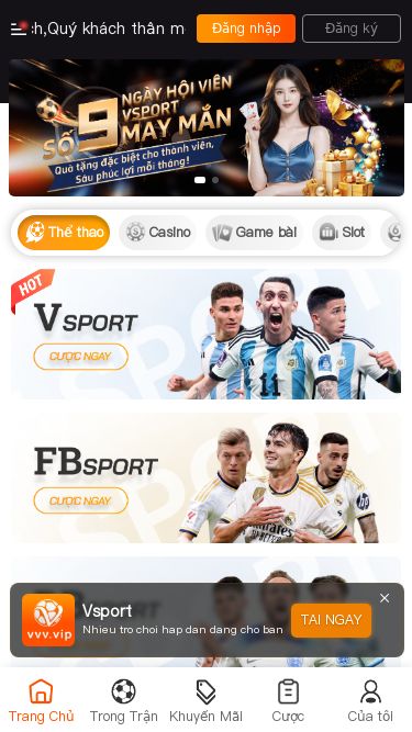 Screenshot 09/04/2025 w9.vty33.net VSport - Chiến thắng thú vị hơn vì có bạn Thân gửi quý khách,Quý khách thân mến! Nhằm mục đích cung cấp cho quý khách môi trường trải nghiệm ngày càng chất lượng hơn, sảnh SEXY Casino sẽ tiến hành bảo trì, cụ thể như sau:Ngày: 09/04/2025 (Thứ Tư)Thời gian: 07:00-08:00（GMT+7）Thời gian bảo trì: khoảng 1 tiếngTrong thời gian đang bảo trì, quý khách không thể vào được sảnh và kiểm tra số dư tài khoản. N