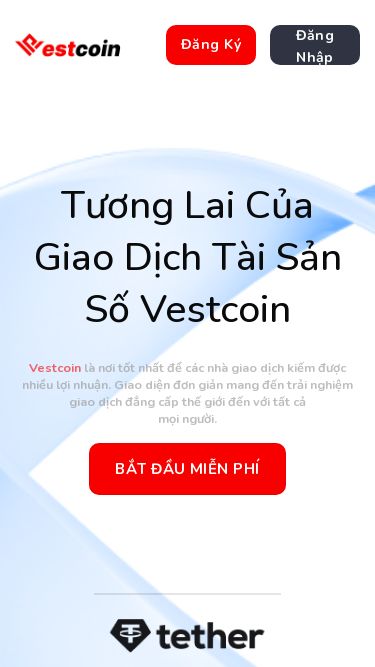 Screenshot 17/05/2025 vestcoin.trade Vestcoin | Trang Chủ Skip to content Đăng Ký Đăng Nhập Đăng Ký Đăng Nhập Tương Lai Của Giao Dịch Tài Sản Số Vestcoin Vestcoin là nơi tốt nhất để các nhà giao dịch kiếm được nhiều lợi nhuận. Giao diện đơn giản mang đến trải nghiệm giao dịch đẳng cấp thế giới đến với tất cả mọi người. BẮT ĐẦU MIỄN PHÍ Vestcoin vươn tới Mục tiêu To lớn Tại Vestcoin, chúng tôi cung cấp trải nghiệm giao dịch đ
