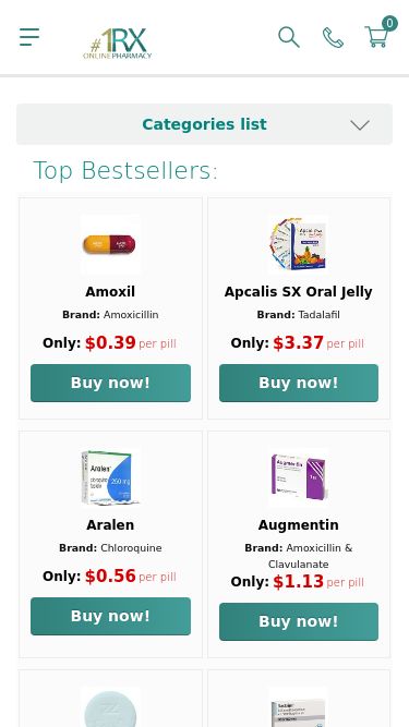 Screenshot 29/01/2025 1rx-pharmacy.com