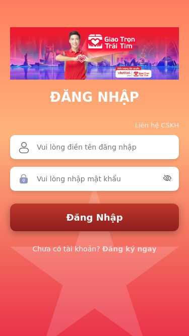 Screenshot 17/07/2026 viettelpostvn.com ViettelPost ĐĂNG NHẬP Liên hệ CSKH Đăng Nhập Chưa có tài khoản? Đăng ký ngay