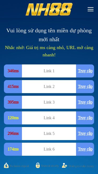 Screenshot 06/05/2025 nh88app.link NH88 – Casino – NH88 – LIVE CASINO – JACKPOT- SPORT – SLOT – FISHING Bỏ qua nội dung Address: nh88.link Hỗ trợ 24/7 Trình chơi Video https://nh88.link/wp-content/uploads/2025/03/TVC-NH88.mp4 Media error: Format(s) not supported or source(s) not found Tải về tệp tin: https://nh88.link/wp-content/uploads/2025/03/TVC-NH88.mp4?_=1 00:00 00:00 00:00 Vui lòng sử dụng tên miền dự phòng mới nhất Nhắc nhở: Giá trị ms càng nhỏ, URL mở càng nhanh! 346ms Link 1 Tr