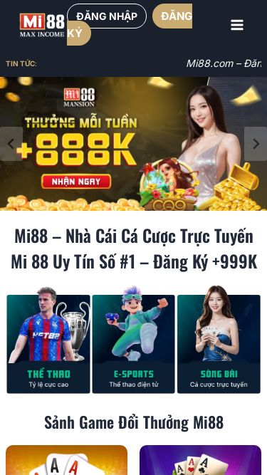 Screenshot 12/05/2025 mi-88.asia Mi88 - Nhà Cái Cá Cược Mi 88 Uy Tín Số #1 - Đăng Ký +999K Skip to content ĐĂNG NHẬP ĐĂNG KÝ MI88Expand Giới Thiệu Mi88 Cá Cược Mi88 Có Trách Nhiệm Nạp Tiền Mi88 Rút Tiền Mi88 Liên Hệ Mi88 Điều Khoản Dịch Vụ MI88 Bảo Mật THỂ THAOExpand Kinh Nghiệm Cá Độ Bóng Đá THỂ THAO ĐIỆN TỬ CASINO TRỰC TUYẾNExpand Cổng Game Tài Xỉu Cổng Game Xóc Đĩa Kinh Nghiệm Chơi Xóc Đĩa Kinh Nghiệm Tài Xỉu Tool Hack Tài Xỉu Tool Xóc 