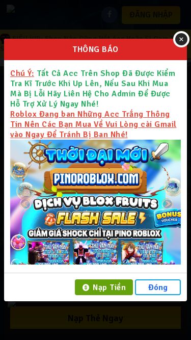Screenshot 13/04/2025 robux247.com HOME | Robux247.Com TRANG CHỦ NẠP THẺ NẠP ATM/MOMO HƯỚNG DẪN NẠP THẺ NẠP ATM/MOMO HƯỚNG DẪN ĐĂNG NHẬP  SIÊU VIP: Shop Nào Cũng Hết Acc Hoặc Sì Cam Trừ Shop Tôi  NẠP THẺ THẺ CÀO 