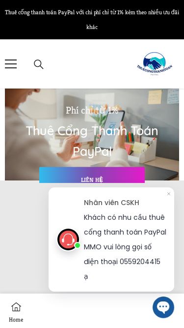 Screenshot 22/02/2025 thuecongthanhtoan.com Thuê Cổng Thanh Toán PayPal Chuyển đến nội dung Thuê cổng thanh toán PayPal với chi phí chỉ từ 1% kèm theo nhiều ưu đãi khác Trang Chủ Tin Tức Giới Thiệu Liên Hệ Dịch Vụ Dịch Vụ Đi tới Dịch Vụ Thuê Tài Khoản Google Merchant Center Thuê Cổng Thanh Toán PayPal Phí chỉ từ 1%Thuê Cổng Thanh Toán PayPal Liên Hệ Giới ThiệuThuê Cổng Thanh Toán PayPal Về Chúng Tôi Chúng tôi chuyên cung cấp dịch vụ cho thuê cổng thanh 