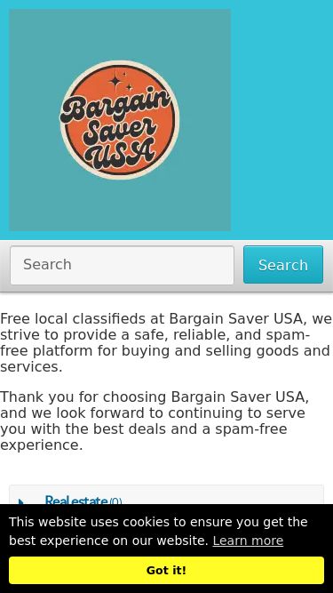 Screenshot 28/12/2024 bargainsaverusa.com