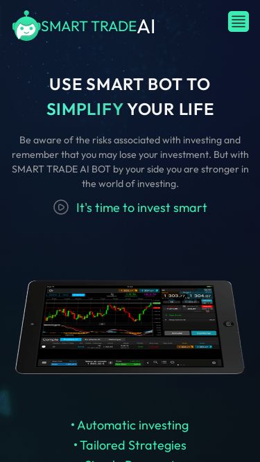 Screenshot 04/08/2024 09:23:06 smarttradeai.io