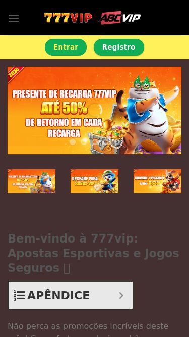 Screenshot 20/07/2026 ots.br.com 777vip Online Casino | Internet Gaming | Empresas listadas Skip to content 777VIP APRESENTANDO 777vip bonus Política de Privacidade slots CASSINO Entrar Registro Entrar Registro Bem-vindo à 777vip: Apostas Esportivas e Jogos Seguros 