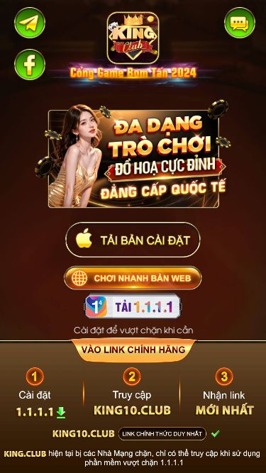 Screenshot 27/05/2025 king10.club KINGCLUB: Game bài đổi thưởng số 1 Việt Nam Bản cài đặt đã được đổi tên nhằm vượt qua sự kiểm duyệt. Bản cài đặt đã được đổi tên nhằm vượt qua sự kiểm duyệt. Cài đặt để vượt chặn và truy cập KINGCLUB chính hãng Bản cài đặt đã được đổi tên nhằm vượt qua sự kiểm duyệt. Bản cài đặt đã được đổi tên nhằm vượt qua sự kiểm duyệt. Cài đặt để vượt chặn khi cần KING CLU