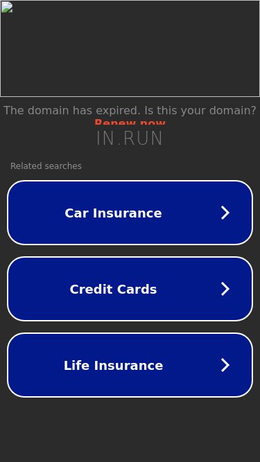 Screenshot 10/03/2025 in.run in.run in.run Copyright © 2025 | Privacy Policy | Legal