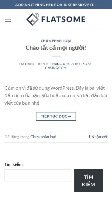 Screenshot 12/06/2025 ko66-casino.com ko66-casinocom - Chuyển đến nội dung Add anything here or just remove it... Newsletter Sign up for Newsletter Signup for our newsletter to get notified about sales and new products. Add any text here or remove it.[contact-form-7 id=