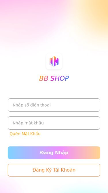 Screenshot 16/03/2025 bb.lucmall.vn BB SHOP We're sorry but doesn't work properly without JavaScript enabled. Please enable it to continue. BB SHOPQuên Mật KhẩuĐăng NhậpĐăng Ký Tài Khoản