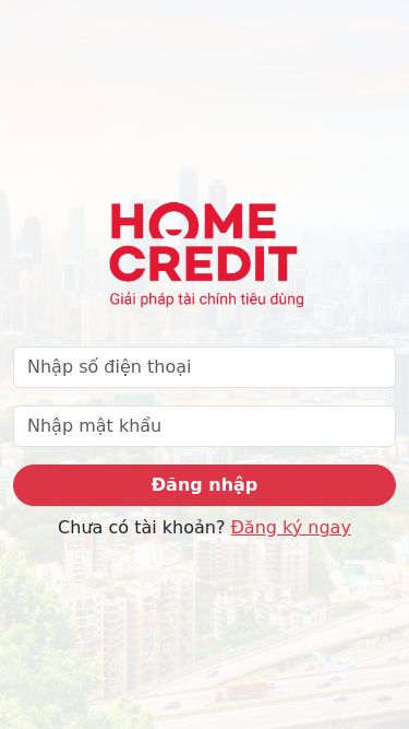 Screenshot 23/02/2025 homes-cre.net Đăng nhập Đăng nhập Chưa có tài khoản? Đăng ký ngay