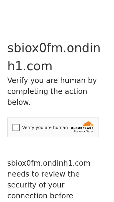 Screenshot 31/05/2025 sbiox0fm.ondinh1.com Just a moment... sbiox0fm.ondinh1.com Verify you are human by completing the action below. sbiox0fm.ondinh1.com needs to review the security of your connection before proceeding. Verification successful Waiting for sbiox0fm.ondinh1.com to respond... Ray ID: 9480b8946902a12b Performance & security by Cloudflare