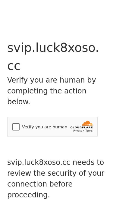 Screenshot 02/06/2025 svip.luck8xoso.cc Just a moment... svip.luck8xoso.cc Verify you are human by completing the action below. svip.luck8xoso.cc needs to review the security of your connection before proceeding. Verification successful Waiting for svip.luck8xoso.cc to respond... Ray ID: 94940ad18b9ba03b Performance & security by Cloudflare