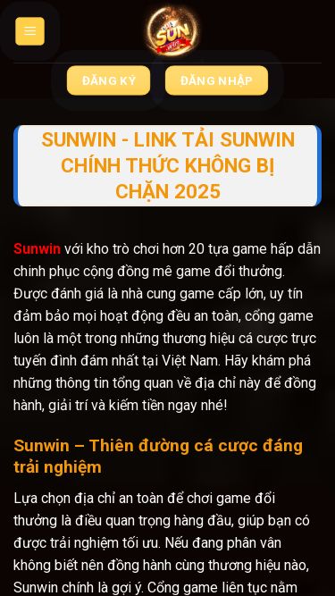 Screenshot 05/03/2025 clomidphd.com SUNWIN - Link Tải SunWin Chính Thức Không Bị Chặn 2025 Skip to content ĐĂNG KÝ ĐĂNG NHẬP Menu ĐĂNG KÝ ĐĂNG NHẬP SUNWIN - Link Tải SunWin Chính Thức Không Bị Chặn 2025 Sunwin với kho trò chơi hơn 20 tựa game hấp dẫn chinh phục cộng đồng mê game đổi thưởng. Được đánh giá là nhà cung game cấp lớn, uy tín đảm bảo mọi hoạt động đều an toàn, cổng game luôn là một trong những thương hiệu cá cược trực tuyến 