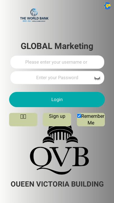 Screenshot 07/03/2025 massimomvp.com Login OUEEN VICTORIA BUILDING GLOBAL Marketing Login客服Sign upRemember MeLoading......