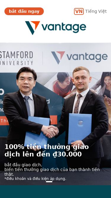 Screenshot 02/05/2025 vantagehhk.com Please enable JavaScript to continue. bắt đầu ngay VN Tiếng Việt 100% tiền thưởng giao dịch lên đến ₫30.000 bắt đầu giao dịch, biến tiền thưởng giao dịch của bạn thành tiền thật. *điều khoản và điều kiện áp dụng. chứng khoán chuỗi khối kim loại quý giao dịch cFD chứng khoán bắt đầu giao dịch trên thị trường tài chính có tính thanh khoản cao nhất thế giới và tận dụng các cơ hội sinh lời từ nhữn