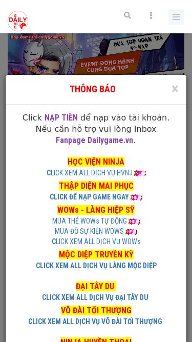 Screenshot  dailygame.vn