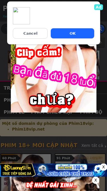 Screenshot 31/01/2025 phim18vip.me 