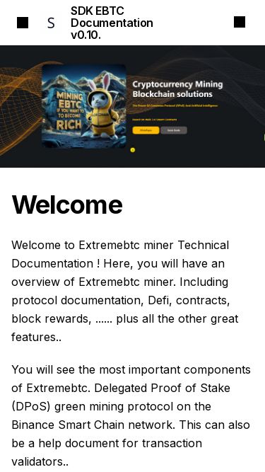 Screenshot 22/10/2024 docs.extremebtc.io