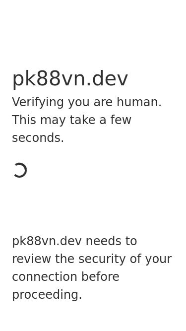 Screenshot 20/02/2025 pk88vn.dev Just a moment...pk88vn.devVerifying you are human. This may take a few seconds.pk88vn.dev needs to review the security of your connection before proceeding.Verification successfulWaiting for pk88vn.dev to respond...Enable JavaScript and cookies to continueRay ID: 914b6a52feb8fd8fPerformance & security by Cloudflare