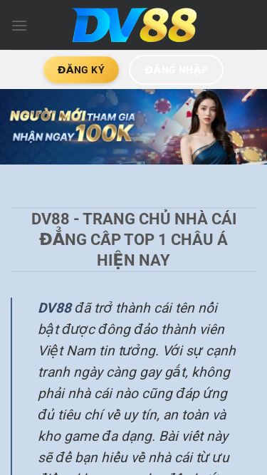 Screenshot 02/11/2025 itit.co.com DV88 - Nhà Cái Casino DV88.COM Uy Tín Không Bị Chặn Chuyển đến nội dung Đăng Ký Đăng Nhập DV88 Casino Thể Thao Xổ Số Bắn Cá Game Bài Khuyến Mãi Tin Tức Liên Hệ Đăng Ký Đăng Nhập DV88 - Trang Chủ Nhà Cái Đẳng Cấp Top 1 Châu Á Hiện Nay DV88 đã trở thành cái tên nổi bật được đông đảo thành viên Việt Nam tin tưởng. Với sự cạnh tranh ngày càng gay gắt, không phải nhà cái nào cũng đáp ứng đủ tiêu chí v