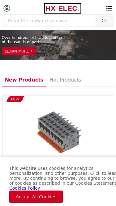 Screenshot 18/11/2024 hxelectronics.com