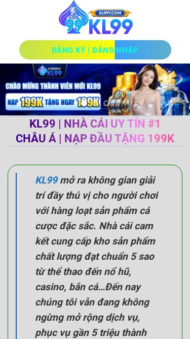 Screenshot 03/11/2025 jaibholetourandtravels.in.net KL99 – Nhà Cái Trực Tuyến Uy Tín | Link Trang Chủ KL99.COM Bỏ qua nội dung Đăng Ký | Đăng Nhập KL99 ĐĂNG KÝ ĐĂNG NHẬP NẠP TIỀN RÚT TIỀN KHUYẾN MẠI MẸO CHƠI GAME TẢI APP Đăng Ký | Đăng Nhập KL99 | Nhà Cái Uy Tín #1 Châu Á | Nạp Đầu Tặng 199K KL99 mở ra không gian giải trí đầy thú vị cho người chơi với hàng loạt sản phẩm cá cược đặc sắc. Nhà cái cam kết cung cấp kho sản phẩm chất lượng đạt chu