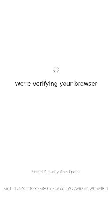 Screenshot 12/05/2025 geturanium.io Vercel Security Checkpoint We're verifying your browser Vercel Security Checkpoint | sin1::1747011808-csi8QTnFnwddmW77w625DJWhtxFlRIfJ