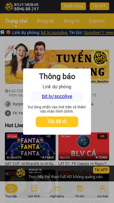 Screenshot 14/05/2025 socoliveety.com Socolive - Trực tiếp bóng đá tốc độ cao không quảng cáo Full HD Thêm vào MH chính Tuyển dụng Tải APP Cách thêm vào màn hình chính？ 1. Bấm vào “Thêm vào MH chính” 2. Nhấn “Cho phép” 3. Vào “Cài đặt” chọn mục “Đã tải về hồ sơ” 4. Chọn vào mục “Đã tải” nhấn“Cài đặt góc bên trên màn hình” 5. Tiếp tục xác nhận Cài đặt 6. Hoàn tất Cài đặt Thêm vào MH chính Trang chủ Bóng đá Bóng rổ 