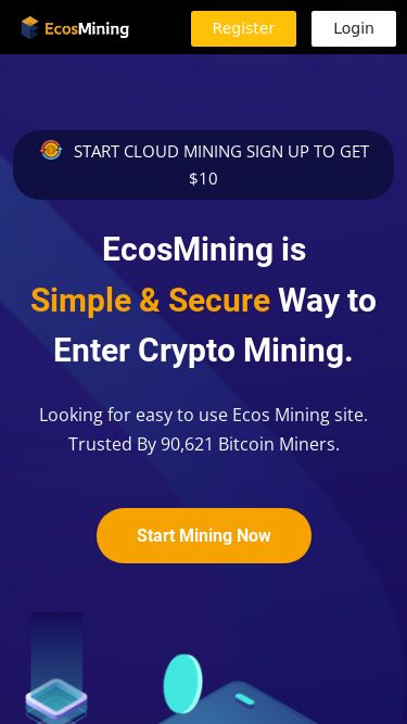 Screenshot 22/10/2024 ecosminer.io