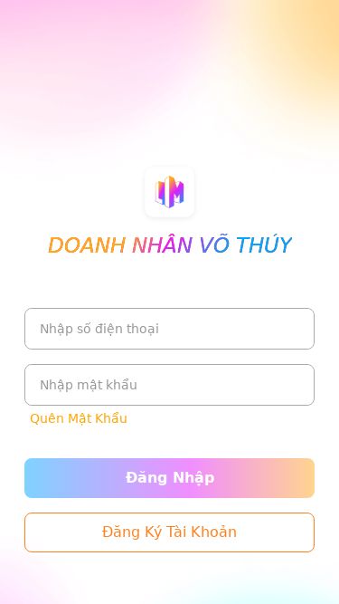 Screenshot 23/02/2025 vo.lucmall.vn DOANH NHÂN VÕ THỦY We're sorry but doesn't work properly without JavaScript enabled. Please enable it to continue. DOANH NHÂN VÕ THỦYQuên Mật KhẩuĐăng NhậpĐăng Ký Tài Khoản