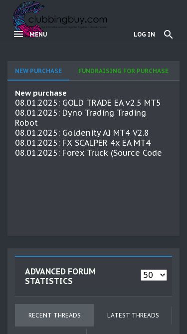 Screenshot 08/01/2025 clubbingbuy-pt.com