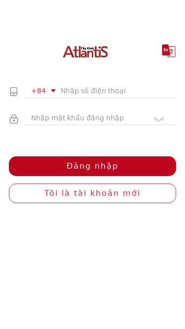 Screenshot 18/03/2025 atlantis1.atlouzss.com Tây Kinh Hải Đầu +84 Đăng nhập Tôi là tài khoản mới