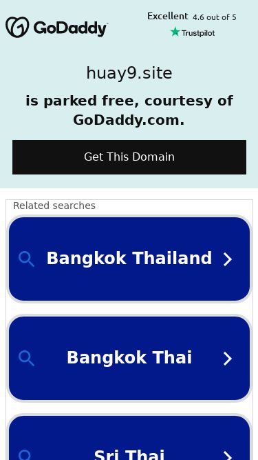 Screenshot 16/03/2025 huay9.site huay9.siteis parked free, courtesy of GoDaddy.com.Get This DomainCopyright © 1999-2025 GoDaddy, LLC. All rights reserved.Privacy PolicyDisclaimer: References to any specific company, product or services on this Site are not controlled by GoDaddy.com LLC and do not constitute or imply its association with or endorsement of third party advertisers.