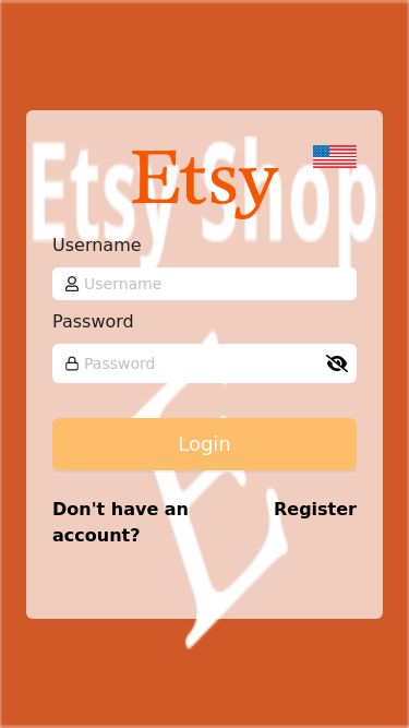 Screenshot 21/03/2025 oder-etsy.com ETSY UsernamePasswordLoginDon't have an account?Register