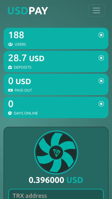 Screenshot 11/08/2024 20:58:18 usdpay.biz