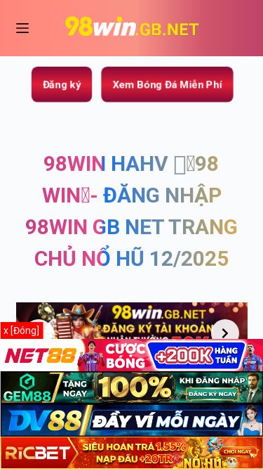 Screenshot 14/04/2026 hahvip.io 98Win hahv 