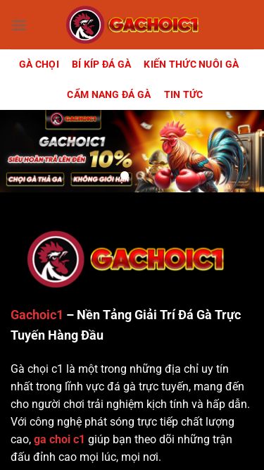 Screenshot 14/03/2025 gachoic1.io TRANG CHỦ - gachoic1.io Bỏ qua nội dung GÀ CHỌI BÍ KÍP ĐÁ GÀ KIẾN THỨC NUÔI GÀ CẨM NANG ĐÁ GÀ TIN TỨC GÀ CHỌI BÍ KÍP ĐÁ GÀ KIẾN THỨC NUÔI GÀ CẨM NANG ĐÁ GÀ TIN TỨC Gachoic1 – Nền Tảng Giải Trí Đá Gà Trực Tuyến Hàng Đầu Gà chọi c1 là một trong những địa chỉ uy tín nhất trong lĩnh vực đá gà trực tuyến, mang đến cho người chơi trải nghiệm kịch tính và hấp dẫn. Với công nghệ phát sóng trực t