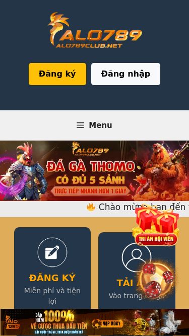 Screenshot 22/02/2025 bwebhostghana.com Alo789 - Nhà cái Đá Gà Thomo Alo789 Chính Thức ✔️ T2/2025 Chuyển đến nội dung Đăng ký Đăng nhập Menu Trang chủ Đá Gà Game Bài Live Casino Xổ Số Bắn Cá Nổ Hũ Thể Thao Chào mừng bạn đến với Alo789 - Nhà cái đá gà hàng đầu Châu Á! Tham gia ngay hôm nay để nhận ngay phần thưởng chào mừng 89K và tận hưởng trải nghiệm cá cược đỉnh cao tại các sảnh game đa dạng. Hàng ngàn ưu đãi hấp dẫn và khuyến mã